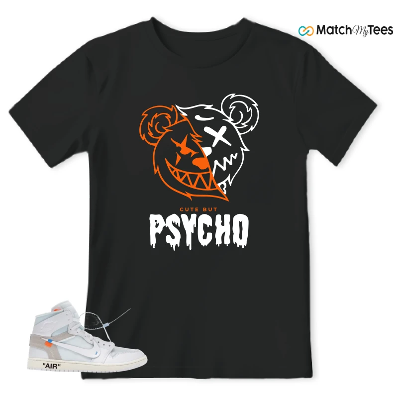 Psycho Teddy Black matching T-shirt T-shirt