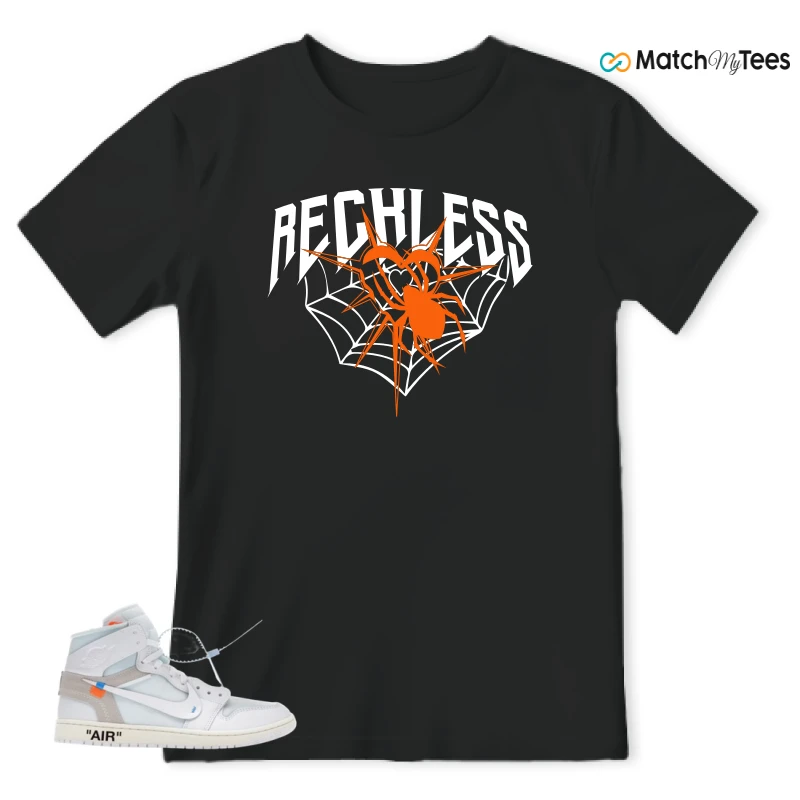 NIKE AIR JORDAN 1 RETRO HIGH VIRGIL ABLOH ARCHIVE ALASKA SNEAKER Matching Tees t-shirt