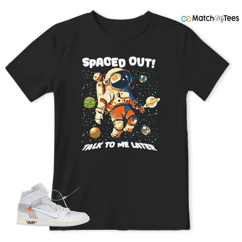 NIKE AIR JORDAN 1 RETRO HIGH VIRGIL ABLOH ARCHIVE ALASKA SNEAKER Matching Tees t-shirt