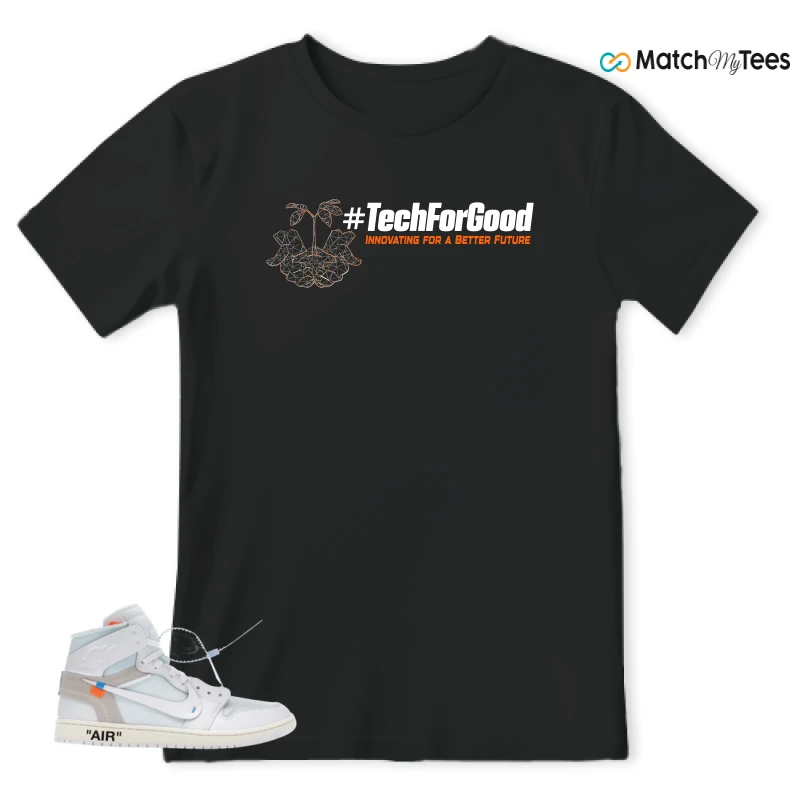 NIKE AIR JORDAN 1 RETRO HIGH VIRGIL ABLOH ARCHIVE ALASKA SNEAKER Matching Tees t-shirt