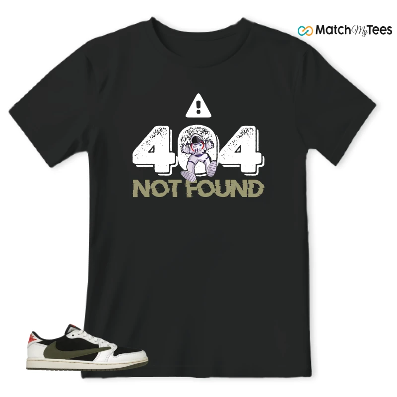 NIKE AIR JORDAN 1 RETRO LOW OG SP TRAVIS SCOTT OLIVE SNEAKER Matching Tees t-shirt