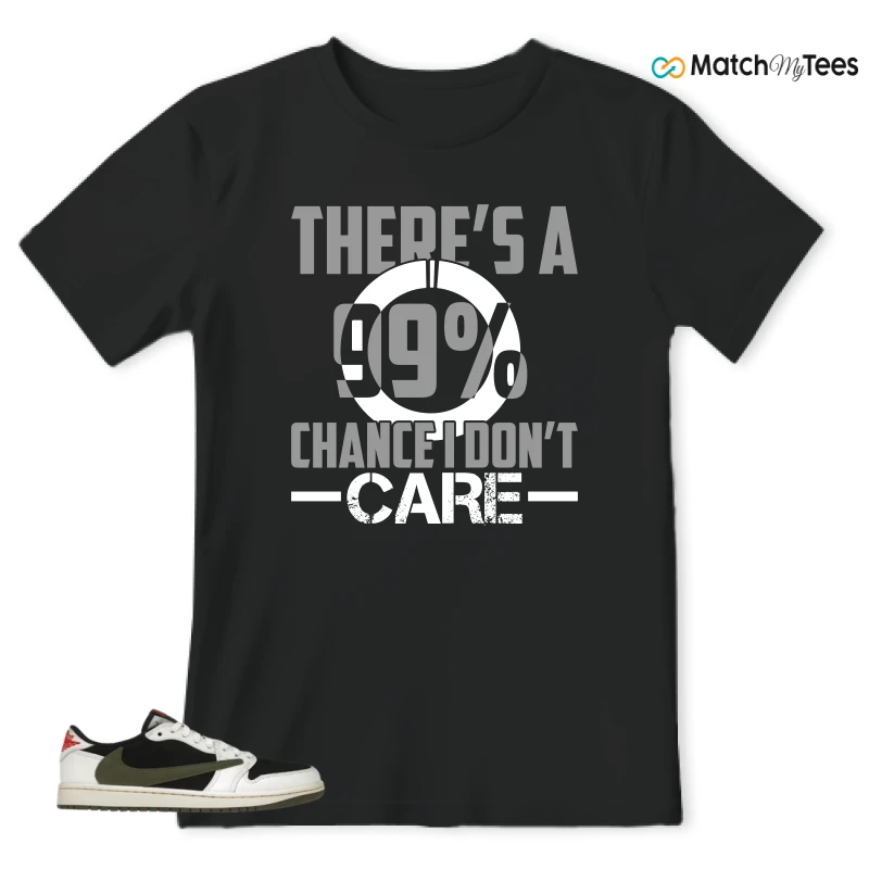 NIKE AIR JORDAN 1 RETRO LOW OG SP TRAVIS SCOTT OLIVE SNEAKER Matching Tees t-shirt