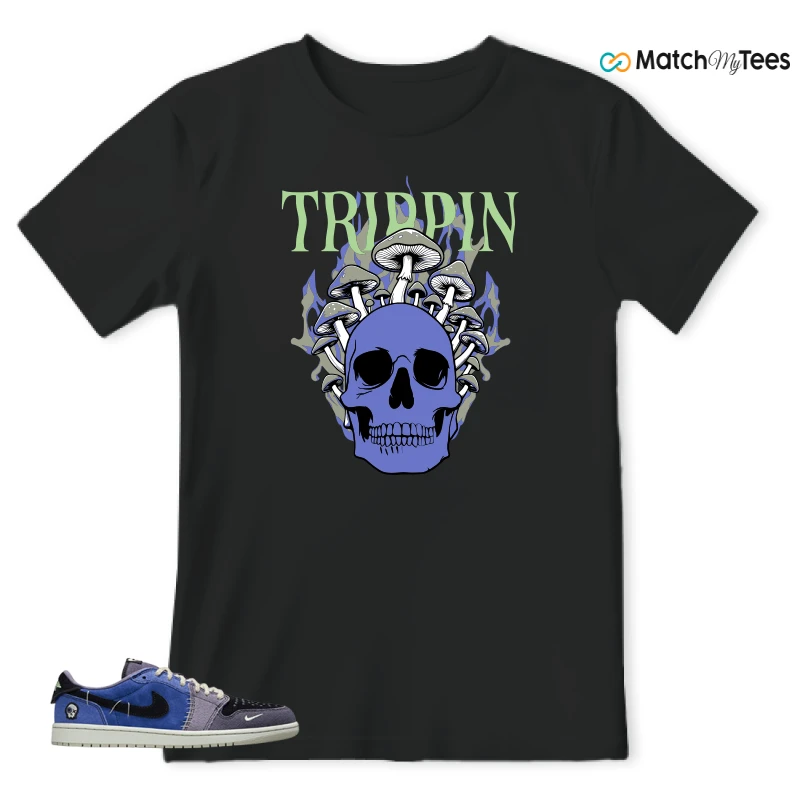 NIKE AIR JORDAN 1 RETRO LOW OG X ZION WILLIAMSON VOODOO ALTERNATE SNEAKER Matching Tees t-shirt