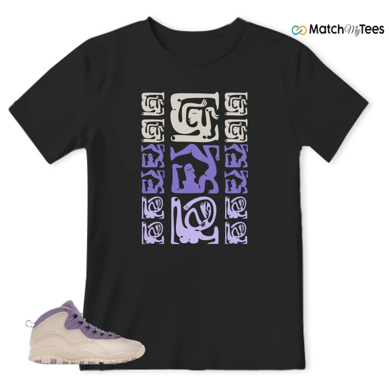 NIKE AIR JORDAN 10 HYDRANGEAS SNEAKER Matching Tees t-shirt