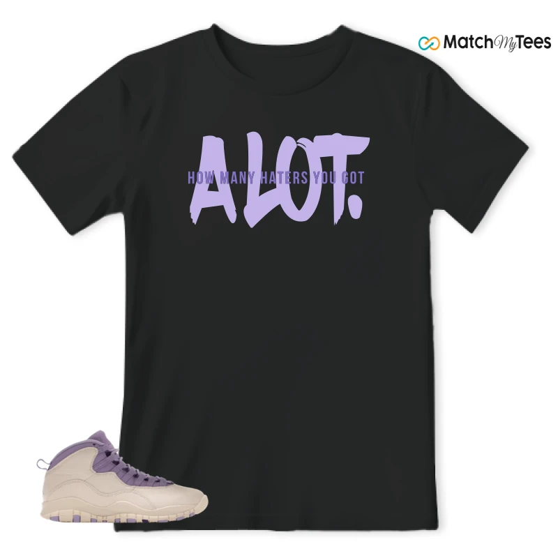 NIKE AIR JORDAN 10 HYDRANGEAS SNEAKER Matching Tees t-shirt