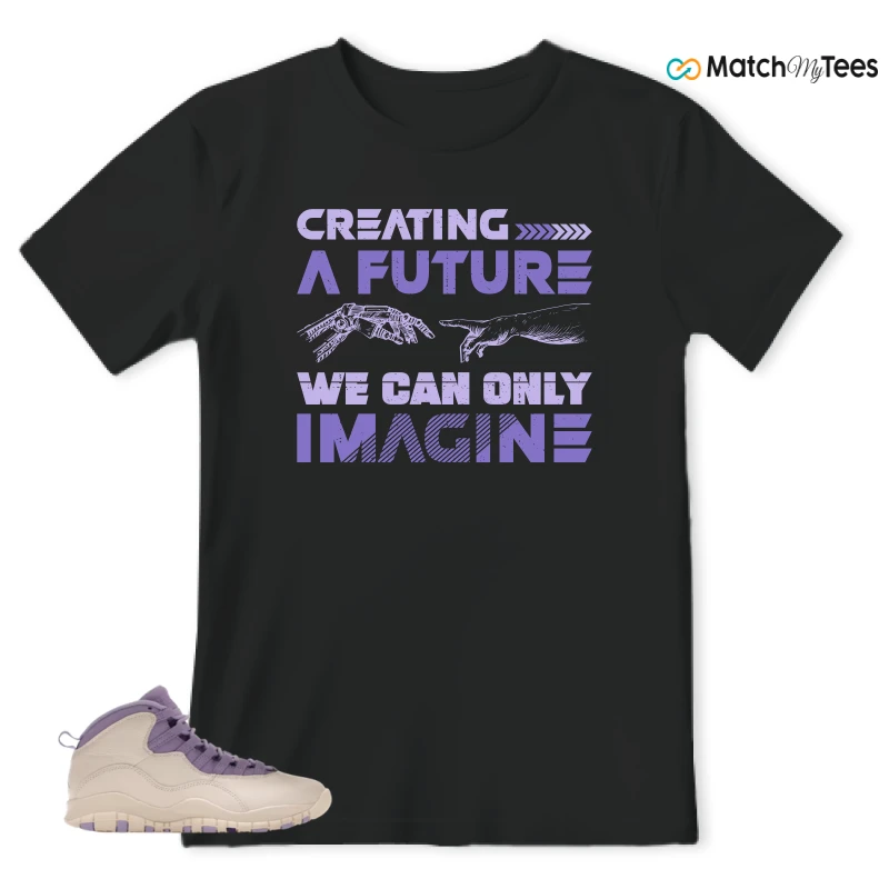 NIKE AIR JORDAN 10 HYDRANGEAS SNEAKER Matching Tees t-shirt