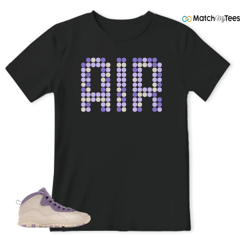NIKE AIR JORDAN 10 HYDRANGEAS SNEAKER Matching Tees t-shirt