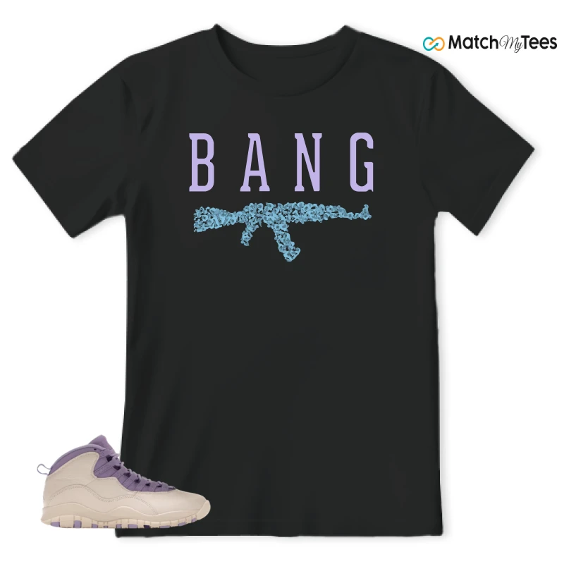 NIKE AIR JORDAN 10 HYDRANGEAS SNEAKER Matching Tees t-shirt