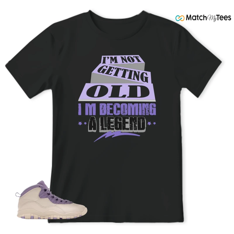 NIKE AIR JORDAN 10 HYDRANGEAS SNEAKER Matching Tees t-shirt