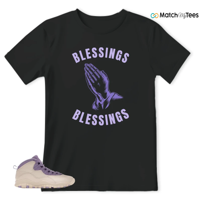NIKE AIR JORDAN 10 HYDRANGEAS SNEAKER Matching Tees t-shirt