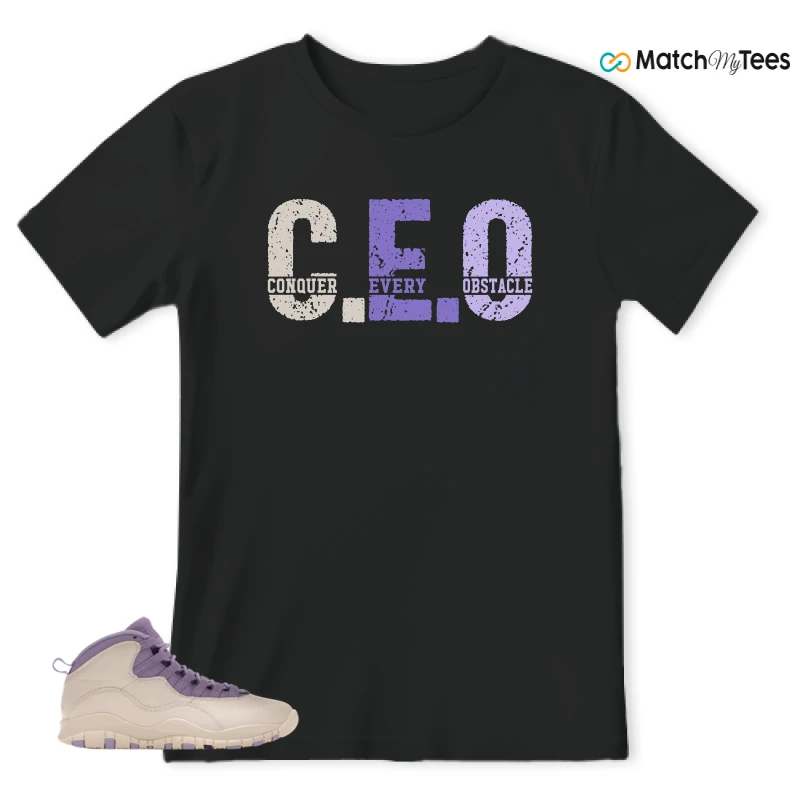 NIKE AIR JORDAN 10 HYDRANGEAS SNEAKER Matching Tees t-shirt