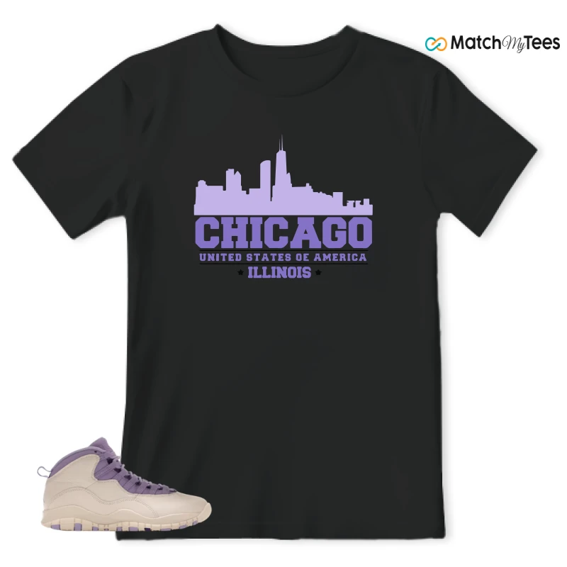 NIKE AIR JORDAN 10 HYDRANGEAS SNEAKER Matching Tees t-shirt