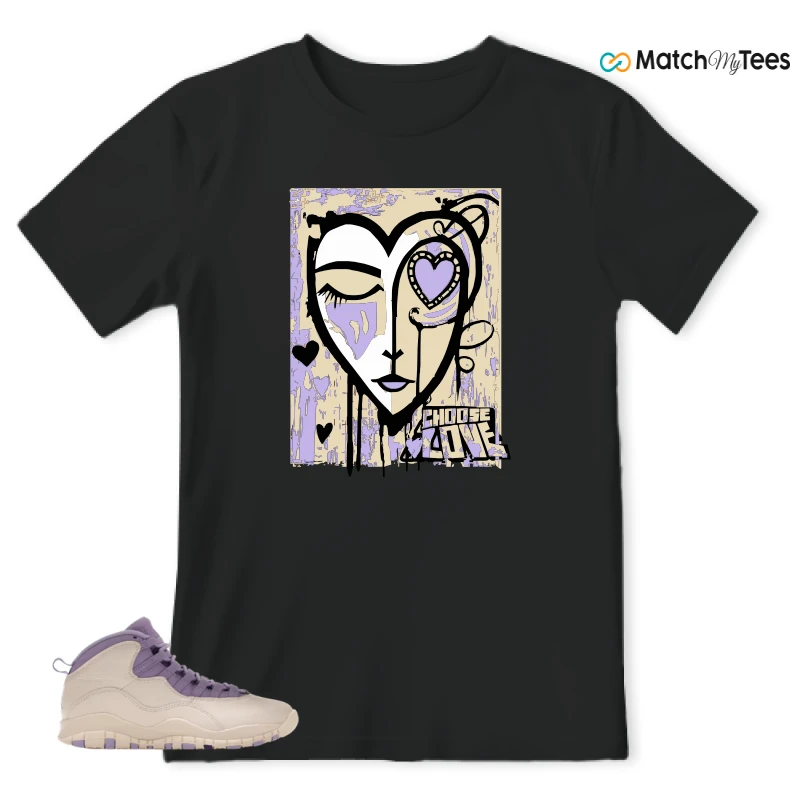 NIKE AIR JORDAN 10 HYDRANGEAS SNEAKER Matching Tees t-shirt
