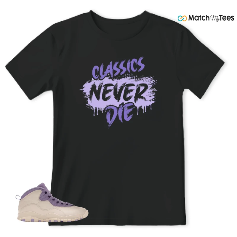 NIKE AIR JORDAN 10 HYDRANGEAS SNEAKER Matching Tees t-shirt