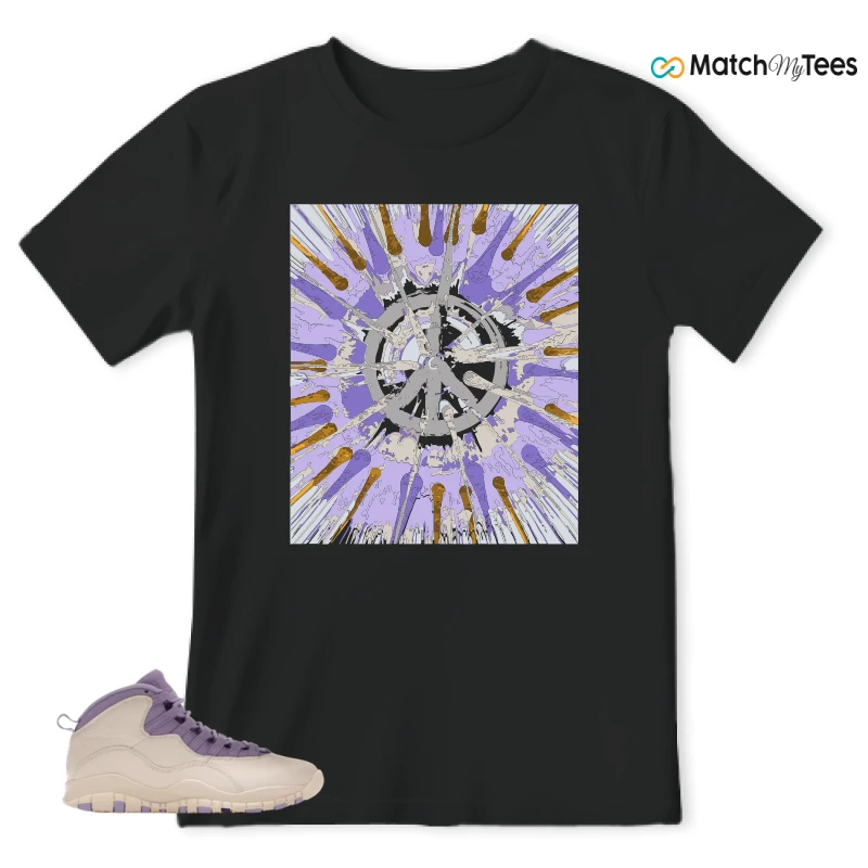 NIKE AIR JORDAN 10 HYDRANGEAS SNEAKER Matching Tees t-shirt