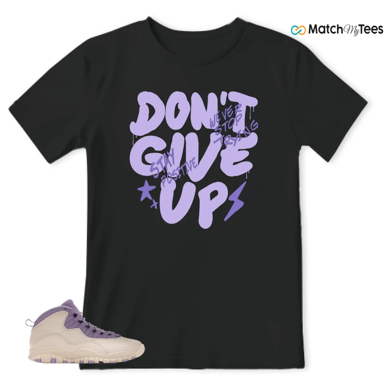 NIKE AIR JORDAN 10 HYDRANGEAS SNEAKER Matching Tees t-shirt