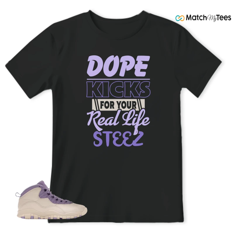 NIKE AIR JORDAN 10 HYDRANGEAS SNEAKER Matching Tees t-shirt