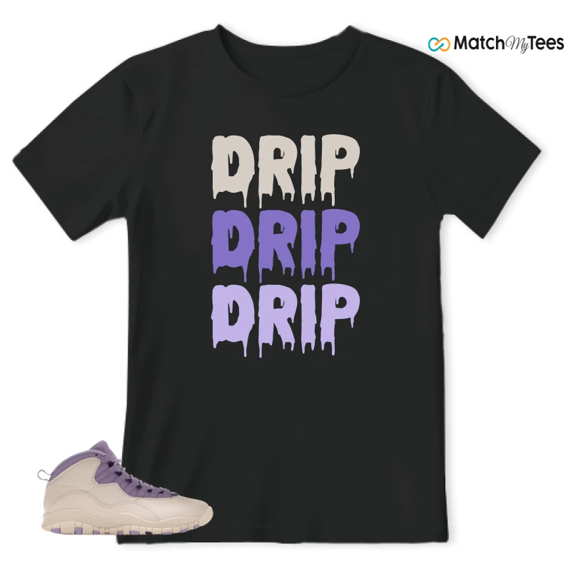 NIKE AIR JORDAN 10 HYDRANGEAS SNEAKER Matching Tees t-shirt