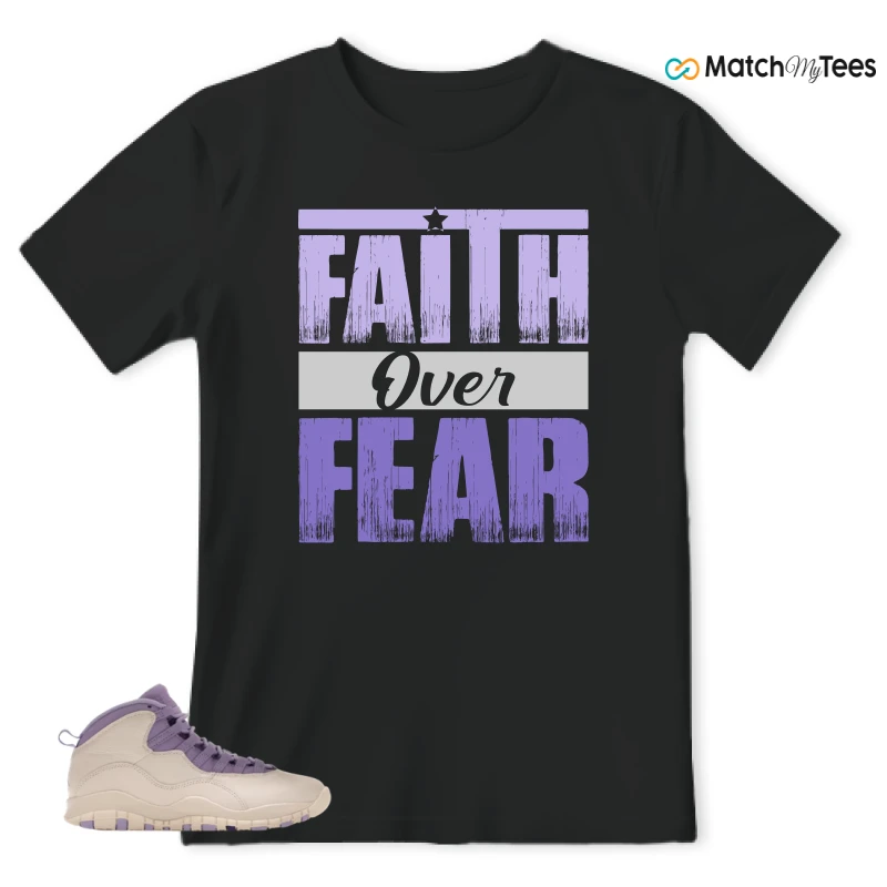 NIKE AIR JORDAN 10 HYDRANGEAS SNEAKER Matching Tees t-shirt