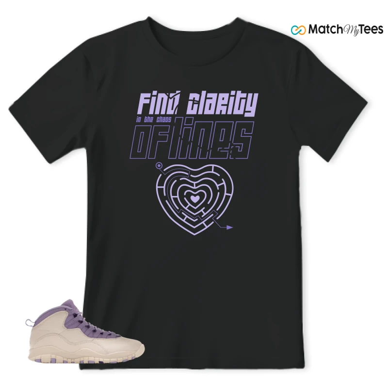 NIKE AIR JORDAN 10 HYDRANGEAS SNEAKER Matching Tees t-shirt