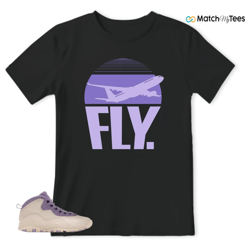 NIKE AIR JORDAN 10 HYDRANGEAS SNEAKER Matching Tees t-shirt