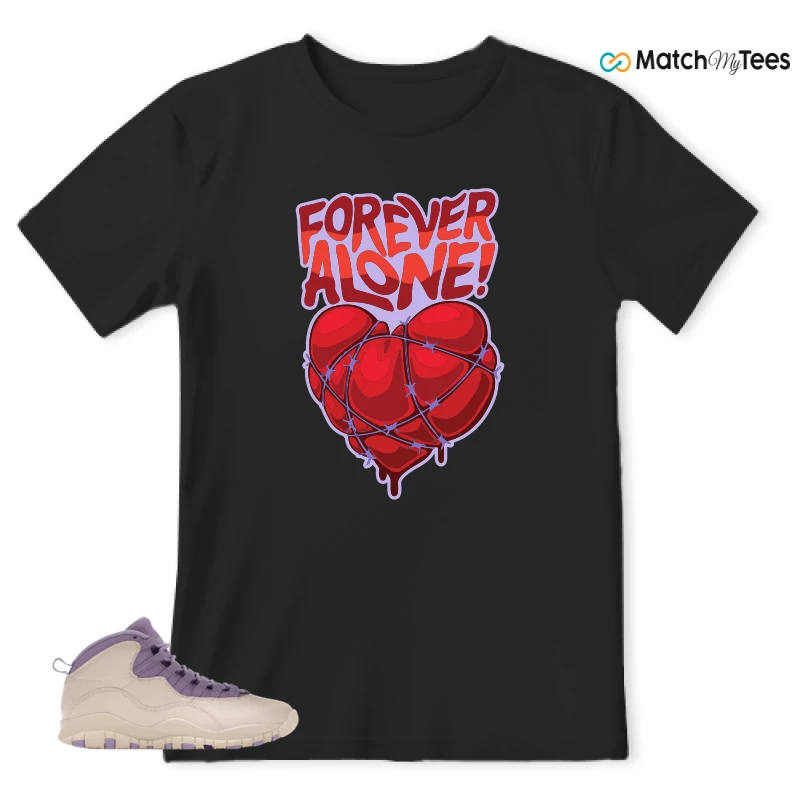 NIKE AIR JORDAN 10 HYDRANGEAS SNEAKER Matching Tees t-shirt
