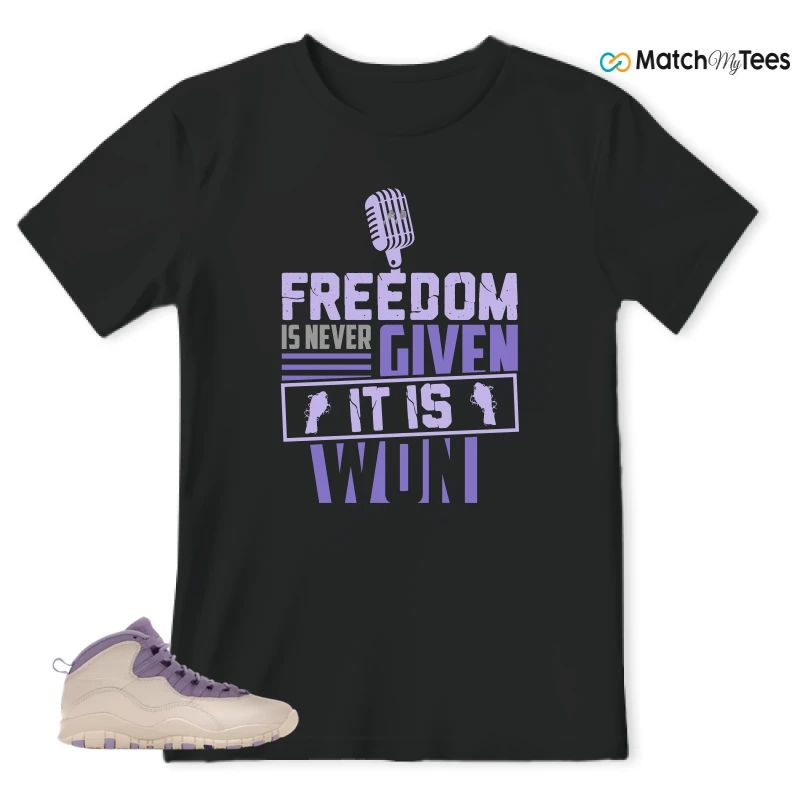 NIKE AIR JORDAN 10 HYDRANGEAS SNEAKER Matching Tees t-shirt
