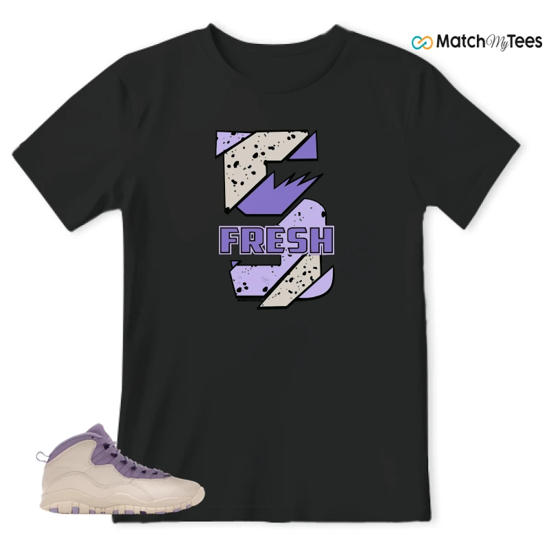 NIKE AIR JORDAN 10 HYDRANGEAS SNEAKER Matching Tees t-shirt