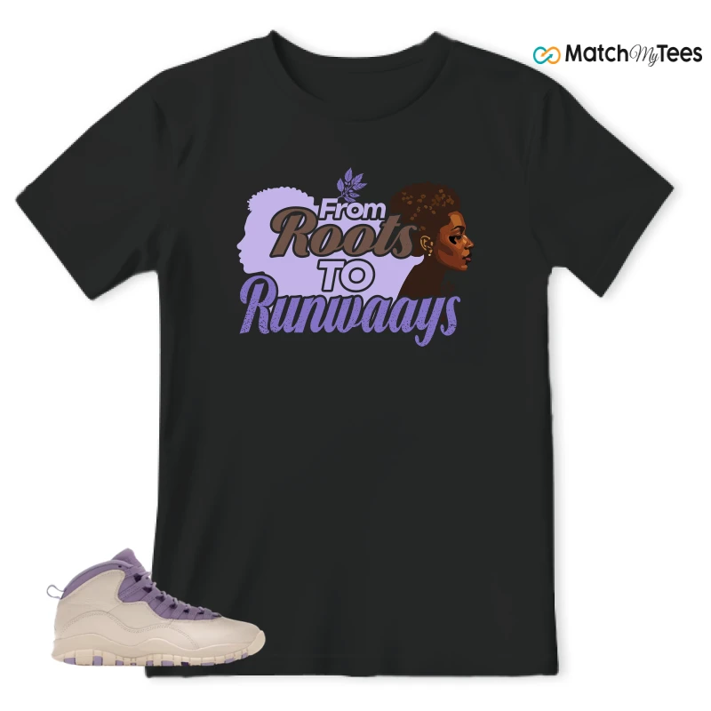 NIKE AIR JORDAN 10 HYDRANGEAS SNEAKER Matching Tees t-shirt