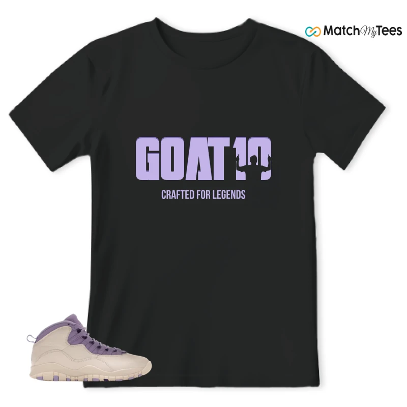 NIKE AIR JORDAN 10 HYDRANGEAS SNEAKER Matching Tees t-shirt