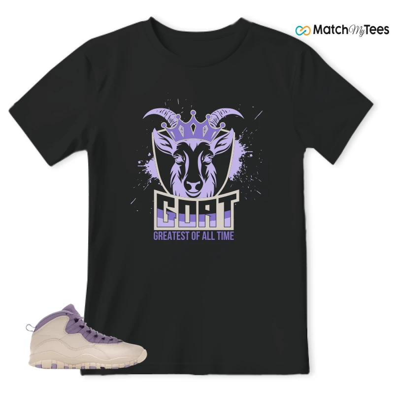 NIKE AIR JORDAN 10 HYDRANGEAS SNEAKER Matching Tees t-shirt