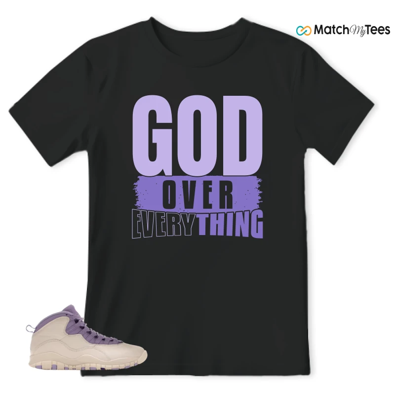 NIKE AIR JORDAN 10 HYDRANGEAS SNEAKER Matching Tees t-shirt