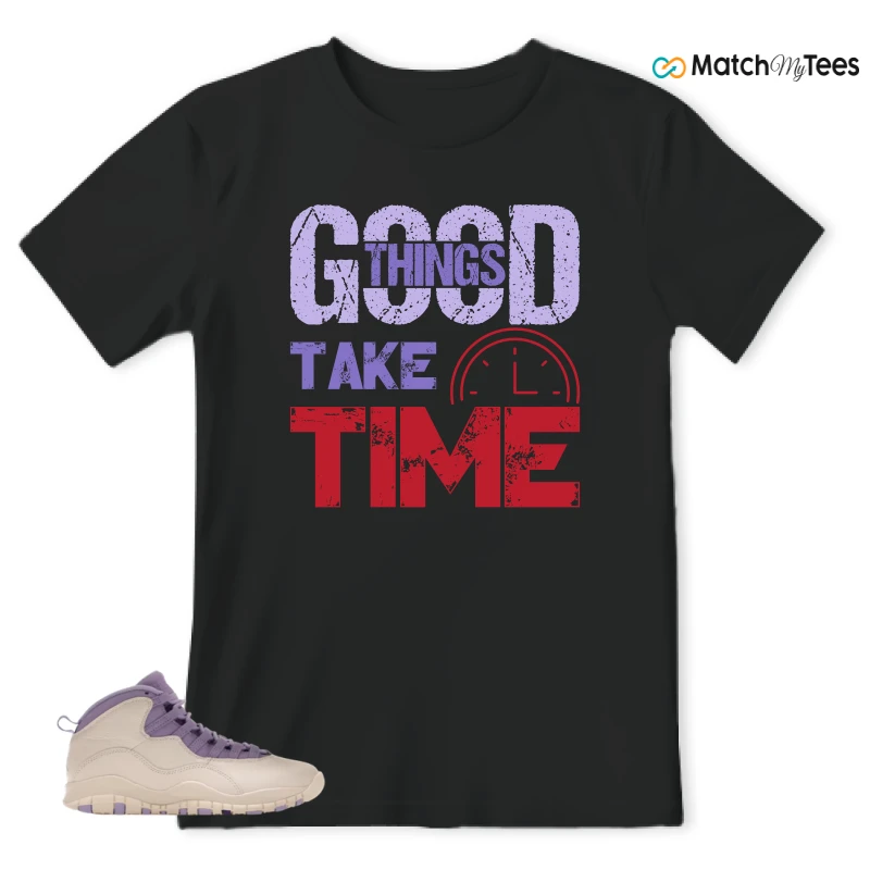 NIKE AIR JORDAN 10 HYDRANGEAS SNEAKER Matching Tees t-shirt