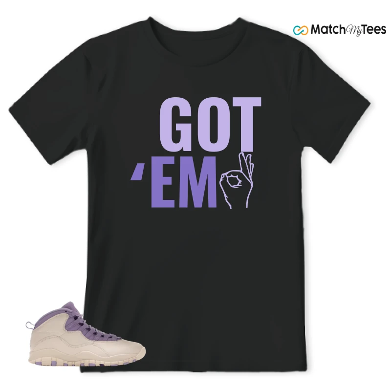 NIKE AIR JORDAN 10 HYDRANGEAS SNEAKER Matching Tees t-shirt
