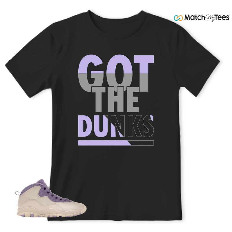 NIKE AIR JORDAN 10 HYDRANGEAS SNEAKER Matching Tees t-shirt