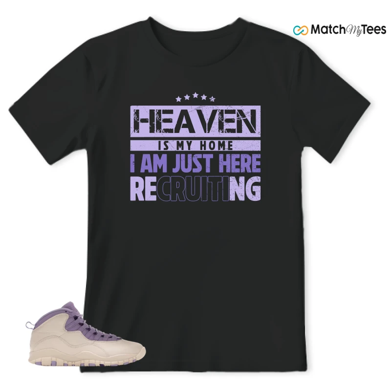NIKE AIR JORDAN 10 HYDRANGEAS SNEAKER Matching Tees t-shirt