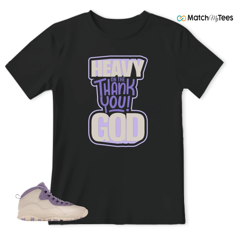 NIKE AIR JORDAN 10 HYDRANGEAS SNEAKER Matching Tees t-shirt