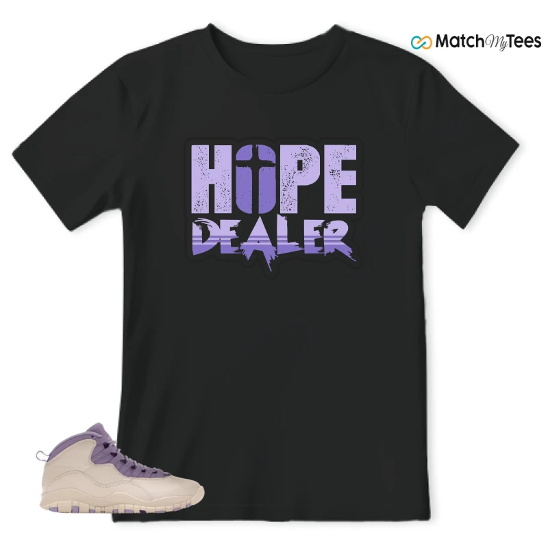 NIKE AIR JORDAN 10 HYDRANGEAS SNEAKER Matching Tees t-shirt