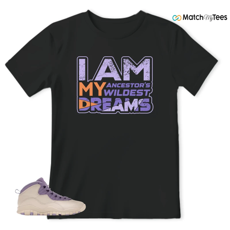 NIKE AIR JORDAN 10 HYDRANGEAS SNEAKER Matching Tees t-shirt