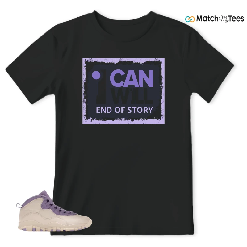 NIKE AIR JORDAN 10 HYDRANGEAS SNEAKER Matching Tees t-shirt