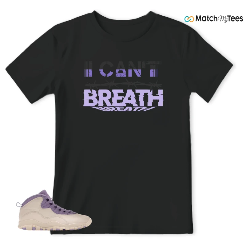 NIKE AIR JORDAN 10 HYDRANGEAS SNEAKER Matching Tees t-shirt