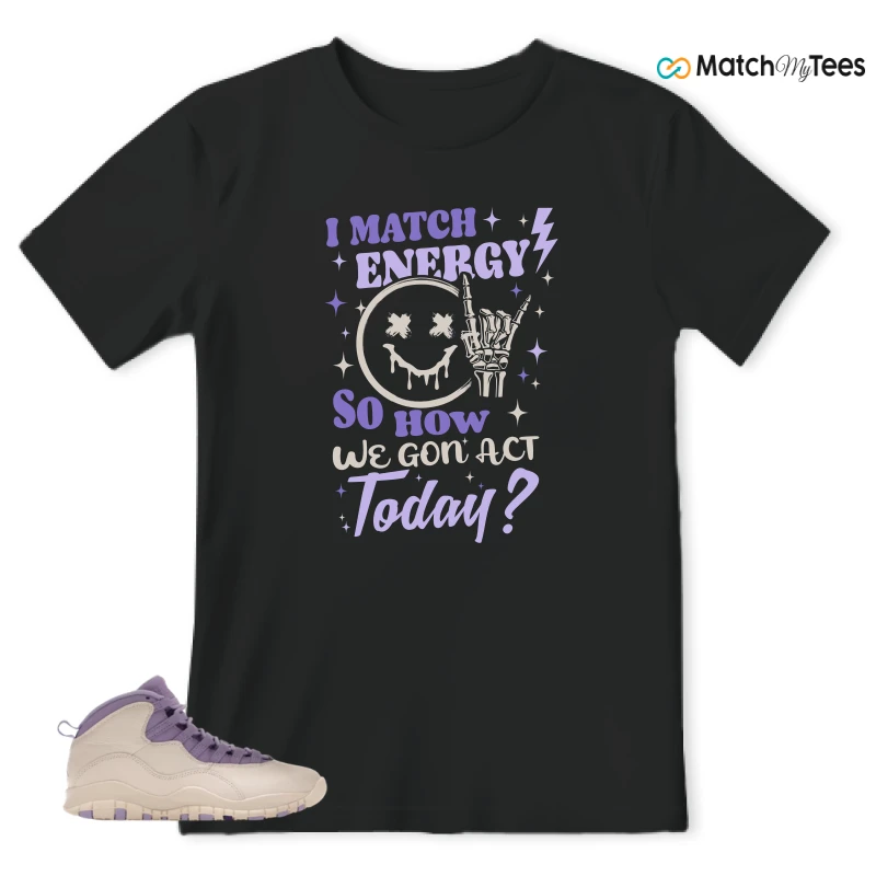 NIKE AIR JORDAN 10 HYDRANGEAS SNEAKER Matching Tees t-shirt