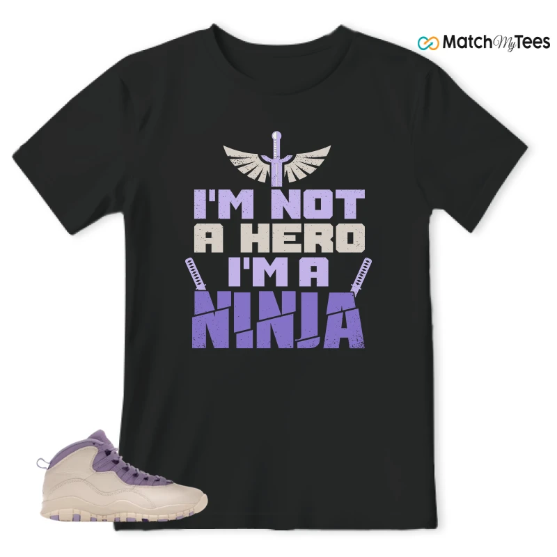 NIKE AIR JORDAN 10 HYDRANGEAS SNEAKER Matching Tees t-shirt