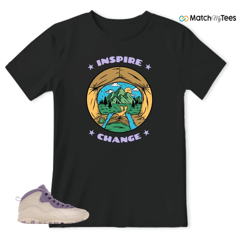 NIKE AIR JORDAN 10 HYDRANGEAS SNEAKER Matching Tees t-shirt