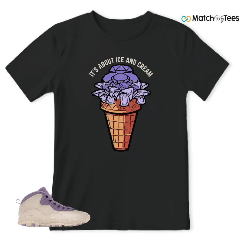 NIKE AIR JORDAN 10 HYDRANGEAS SNEAKER Matching Tees t-shirt