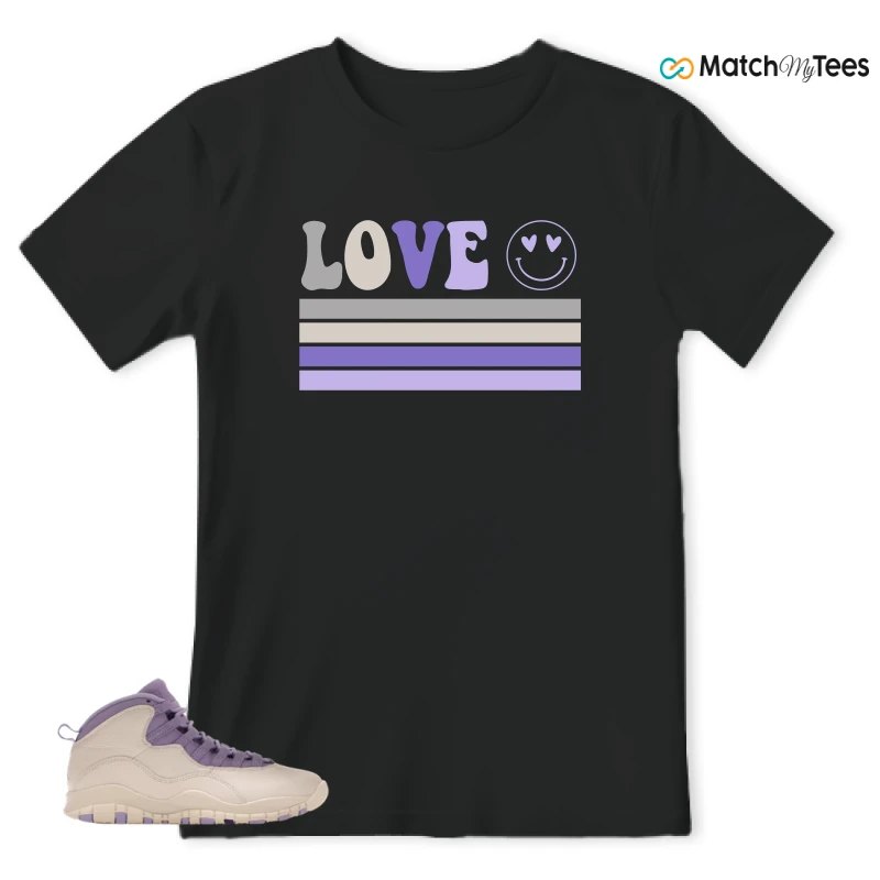 NIKE AIR JORDAN 10 HYDRANGEAS SNEAKER Matching Tees t-shirt