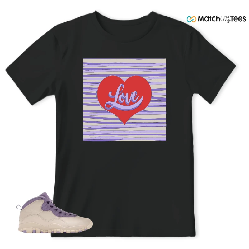 NIKE AIR JORDAN 10 HYDRANGEAS SNEAKER Matching Tees t-shirt