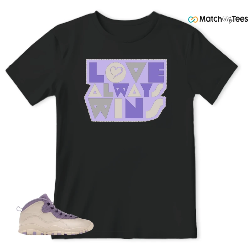 NIKE AIR JORDAN 10 HYDRANGEAS SNEAKER Matching Tees t-shirt
