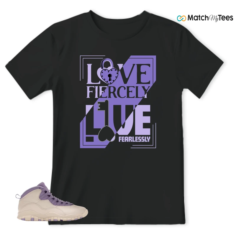 NIKE AIR JORDAN 10 HYDRANGEAS SNEAKER Matching Tees t-shirt