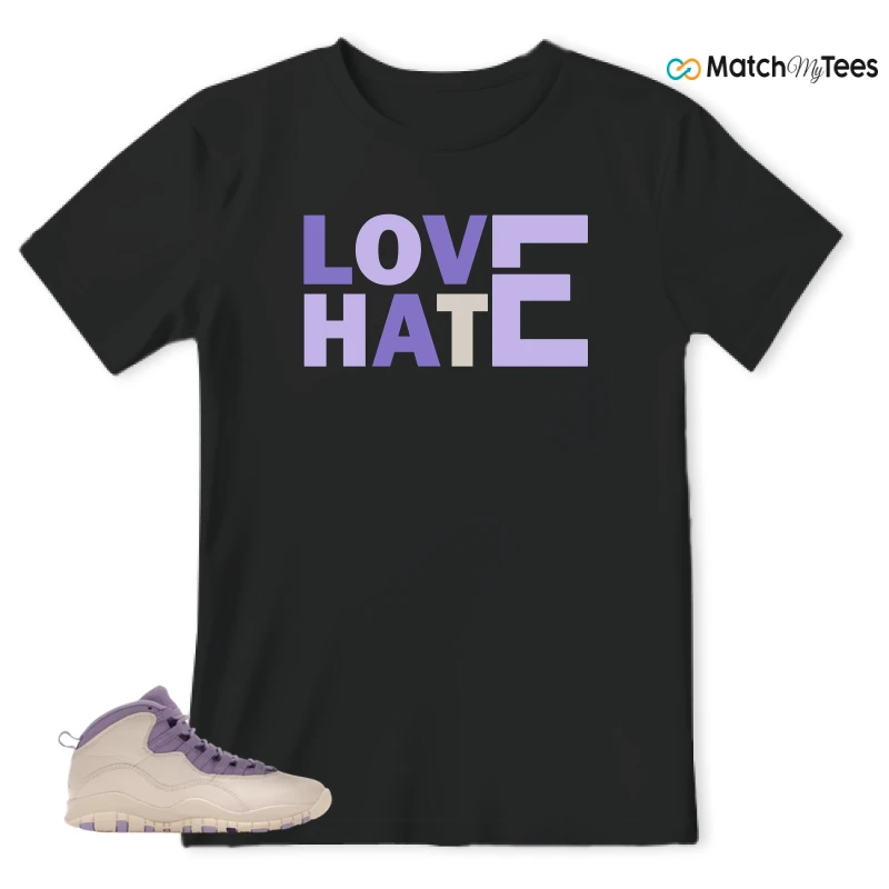 NIKE AIR JORDAN 10 HYDRANGEAS SNEAKER Matching Tees t-shirt